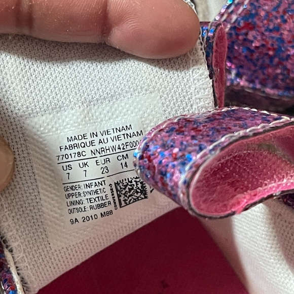 Converse Kids Sparkly Sneakers - Pink and Purple - Picture 2 of 6